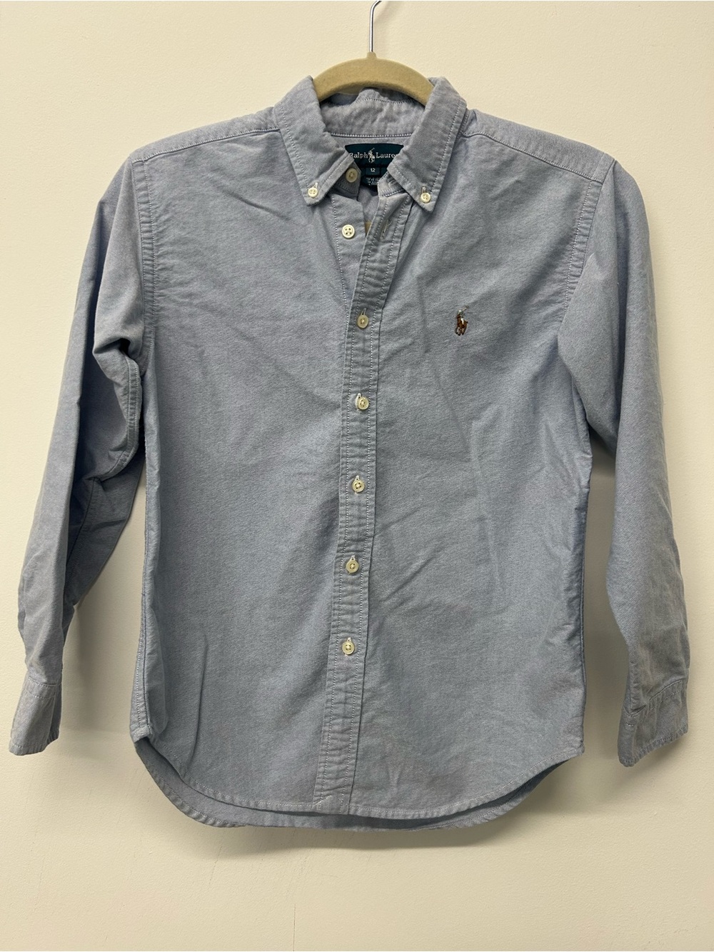 Ralph Lauren Boy’s Light Blue Oxford Button-Down Shirt